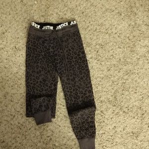 Justice sweat pants